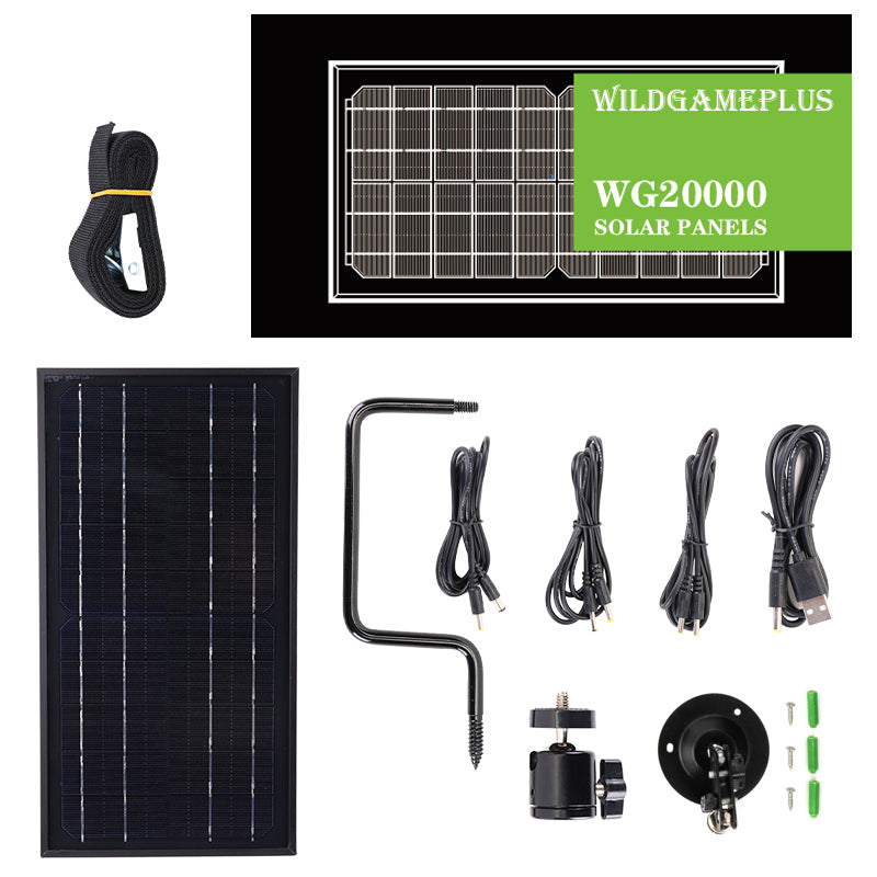 WILDGAMEPLUS 20000mAh Solar  Panel Charger