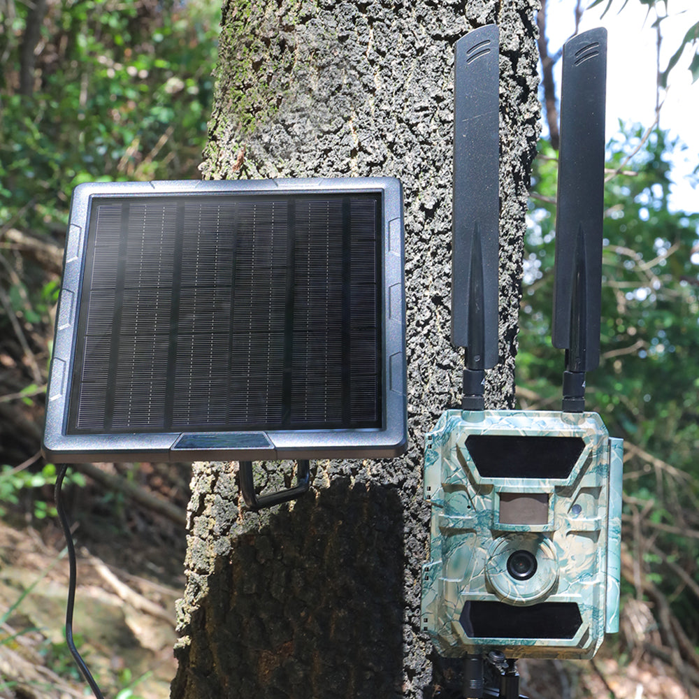 BL6A 5w Solar Panel Kit Charger Powered Battery System IP67 Waterproof Built in Battery for Hunting Trail Camera