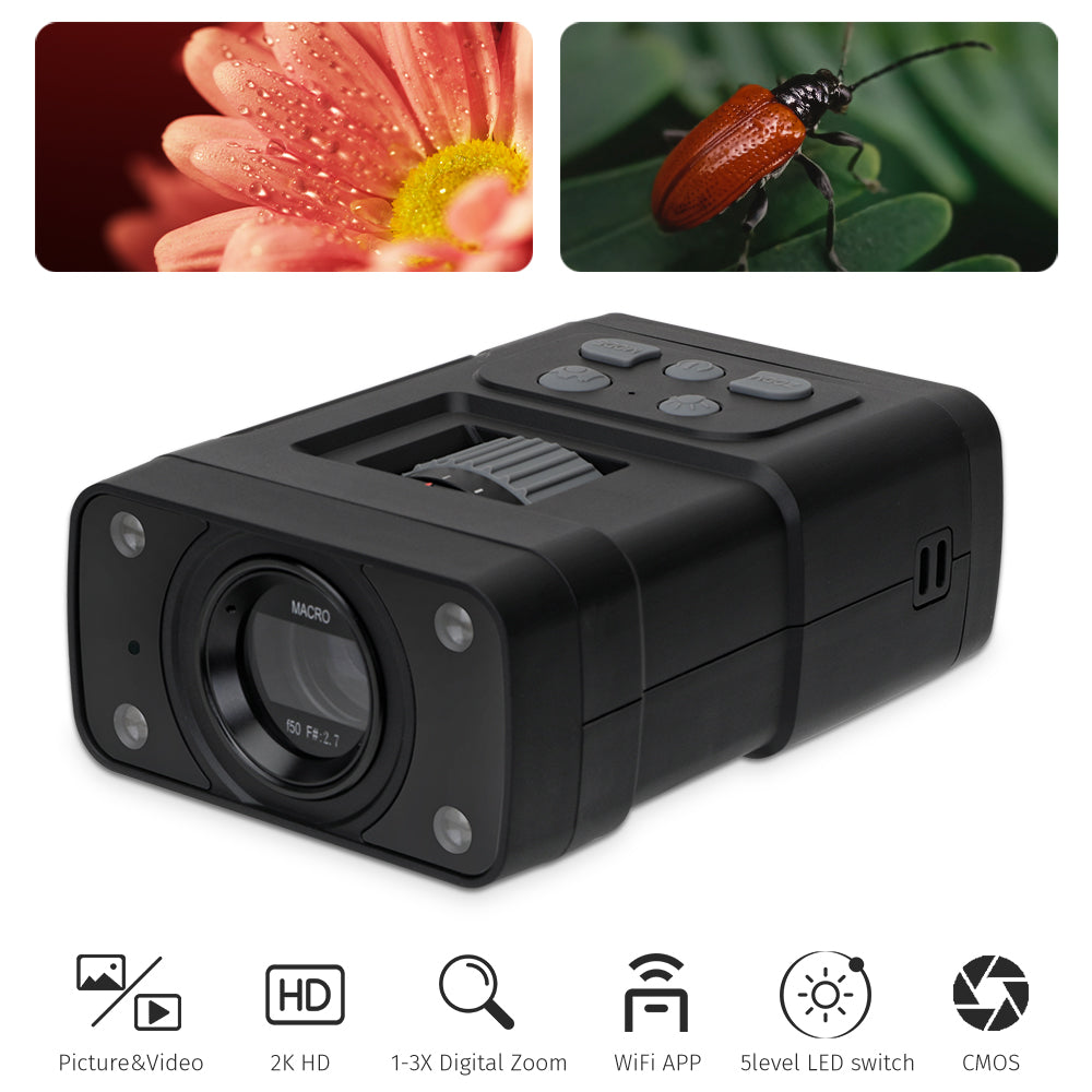 S3 Macro Camera 10cm Macro Photography Captures Amazing Insect Detail CMOS high-sensitivity sensor