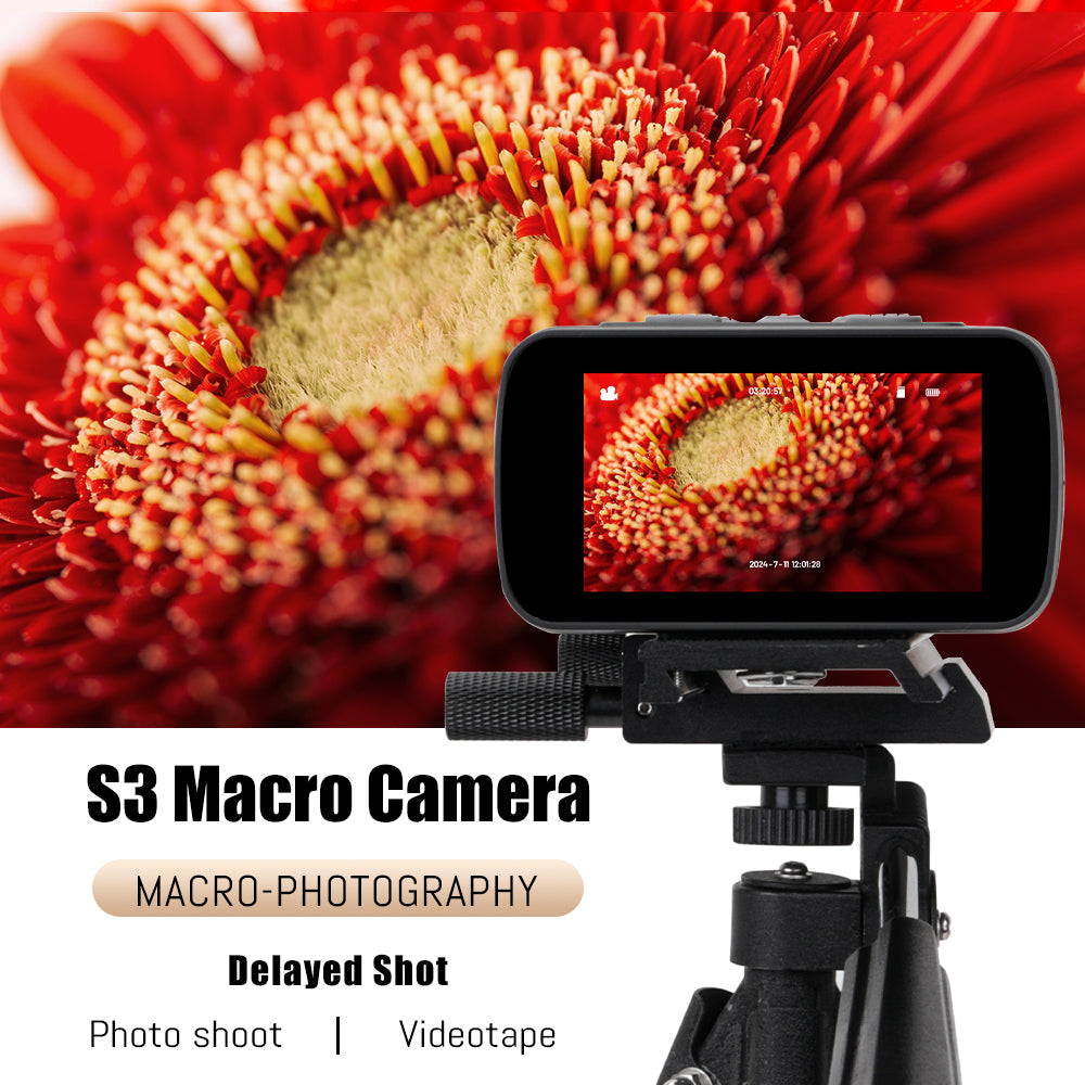 S3 Macro Camera 10cm Macro Photography Captures Amazing Insect Detail CMOS high-sensitivity sensor