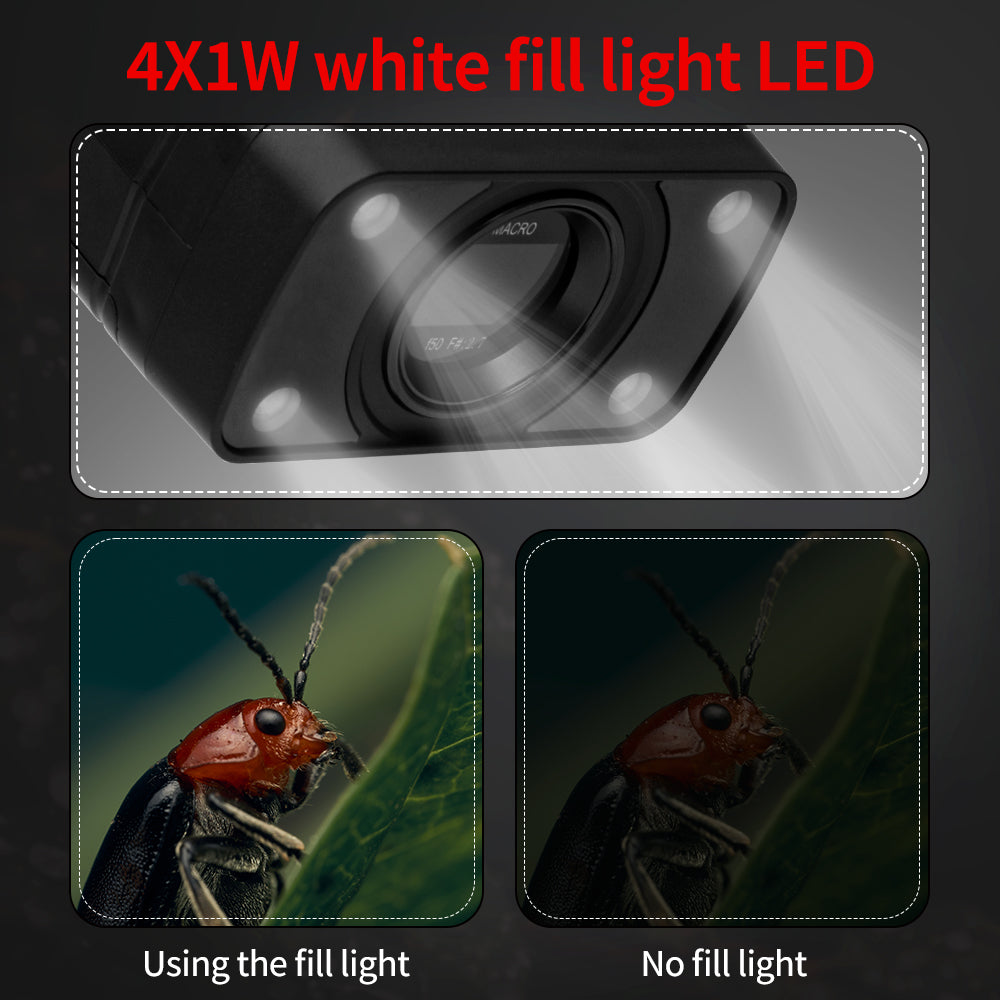 S3 Macro Camera 10cm Macro Photography Captures Amazing Insect Detail CMOS high-sensitivity sensor